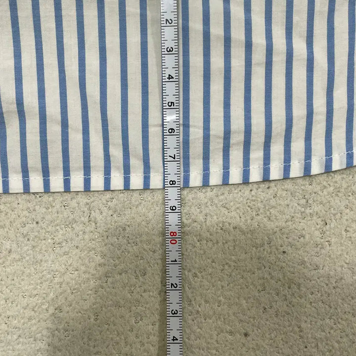 [BUNJANG] Lacoste Slim Fit Striped Long Sleeve Shirt / 2XL 라코스테 슬림핏 스트라이프 긴팔 셔츠 0421-1