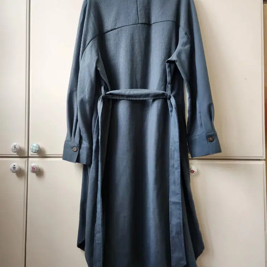 [BUNJANG] Long Blue Shirt Dress / must be  원피스형 셔츠