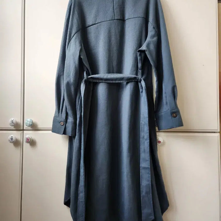 [BUNJANG] Long Blue Shirt Dress / must be  원피스형 셔츠