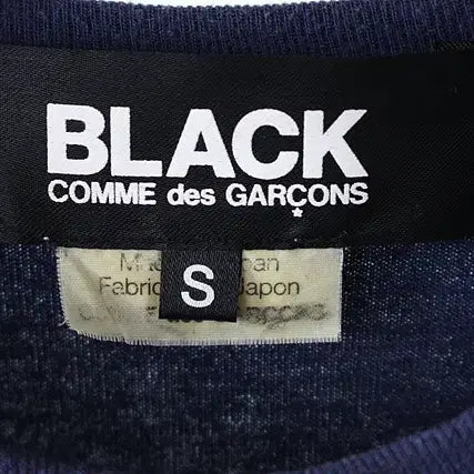 [SOLD OUT] 블랙 꼼데가르송 BLACK COMME DES GARCONS 반소매 티셔츠