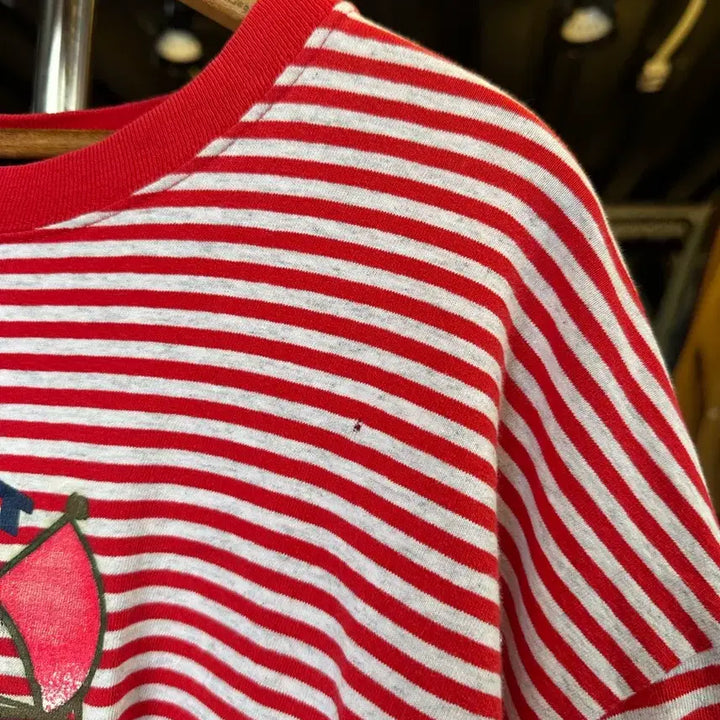 [BUNJANG] [105]90s 디즈니 미키마우스 스트라이프 티셔츠 / [105]90s 디즈니 미키마우스 스트라이프 티셔츠