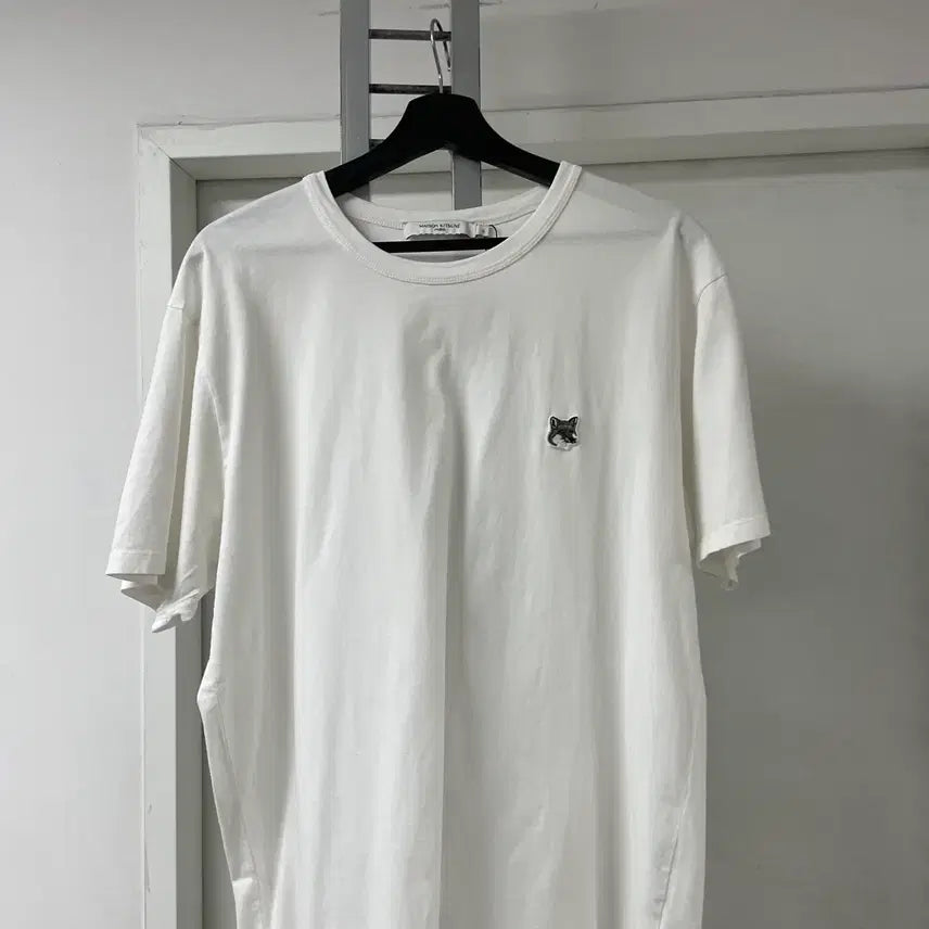 [BUNJANG] Maison Kitsune Fox Short Sleeve T-shirt White XL / 메종키츠네 폭스 반팔 티셔츠 화이트 XL