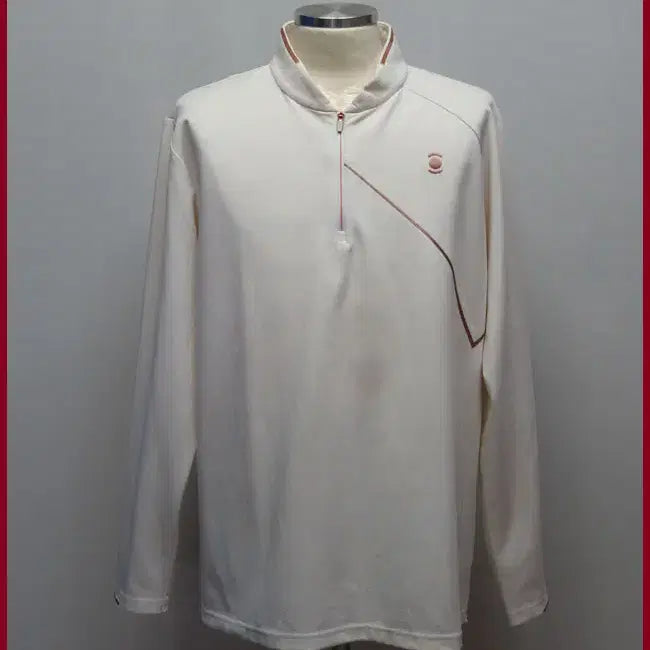 [BUNJANG] Wide Angle White Golf T-Shirt (Size 110) / 와이드앵글/하얀색 골프티셔츠/110사이즈/따봉구제(G-14)
