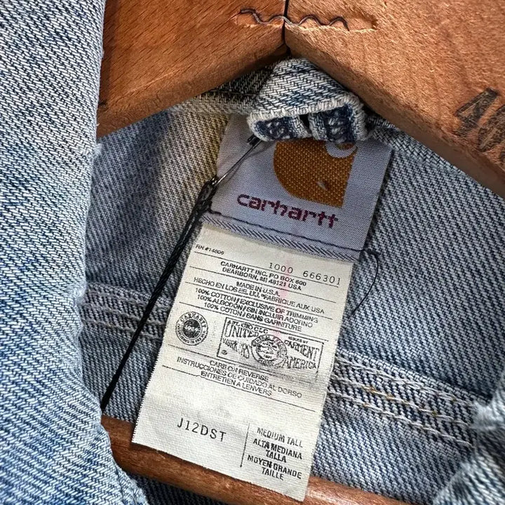[BUNJANG] Carhartt Custom Denim Vest / [100]00s 칼하트 커스텀 데님 베스트 made in usa