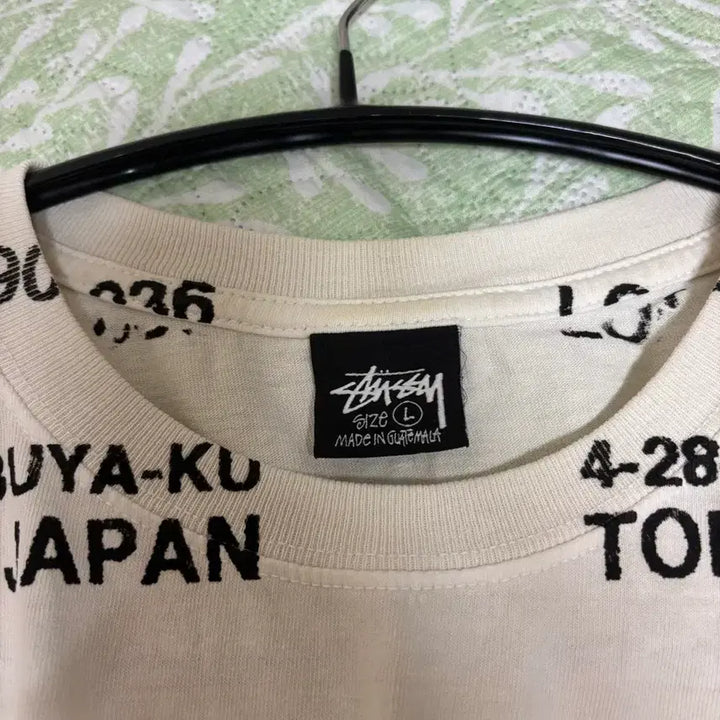 [BUNJANG] Stussy Location Pigment Dyed T-Shirt L / 스투시 로케이션 피그먼트 다이드 티셔츠 L