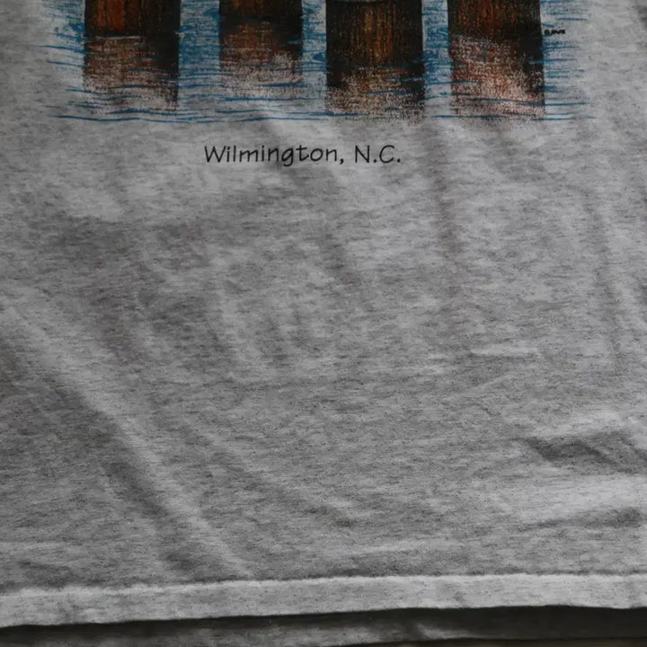 [BUNJANG] 90s Made in USA Pelican Graphic T-Shirt (L) / 90s MADE IN USA 싱글스티치 펠리컨 그래픽 티셔츠(L)