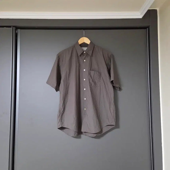 [BUNJANG] Brown Yak Half Shirt Dark Brown / [3] 브라운야드 하프 셔츠 다크 브라운 / 반팔