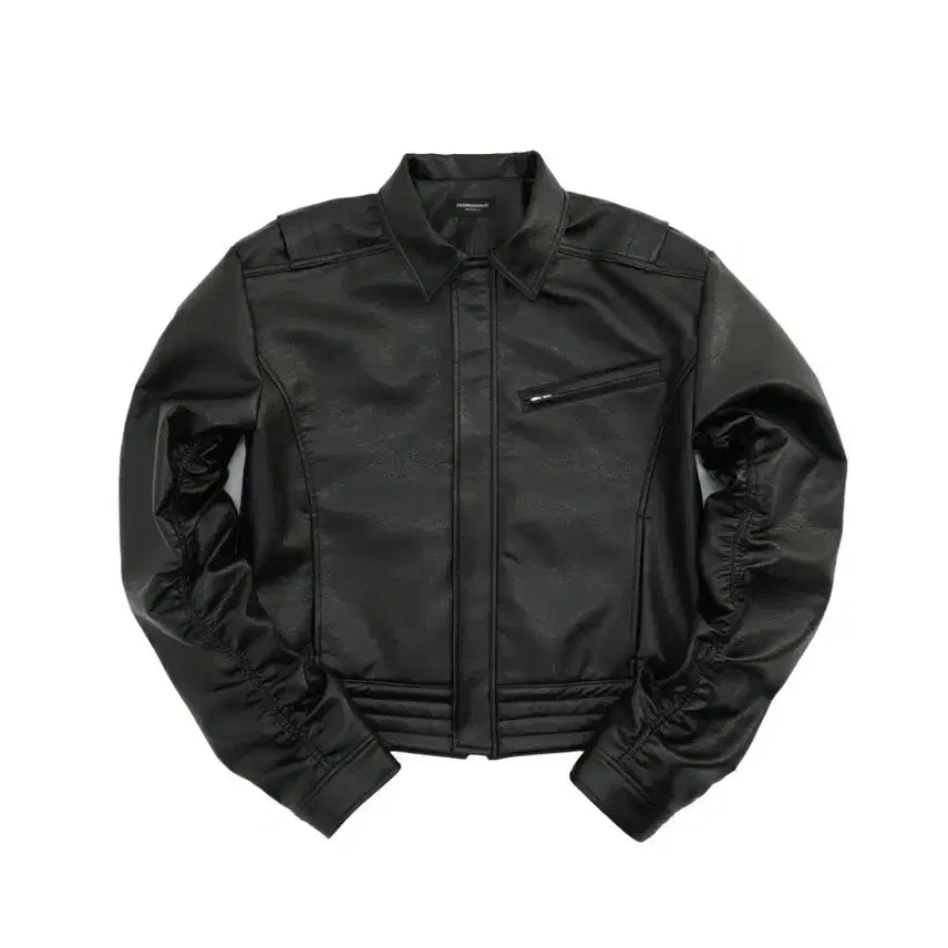 [BUNJANG] Papfromwhat Leather Jacket / [1] 파프롬왓 레더 자켓