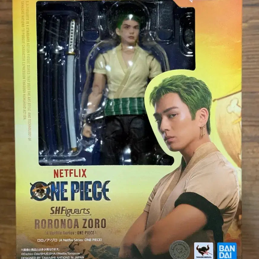 [BUNJANG] Bandai One Piece Roronoa Zoro S.H.Figuarts Figure / 반다이 원피스 S.H.Figuarts 롤로노아 조로 피규어 새상품