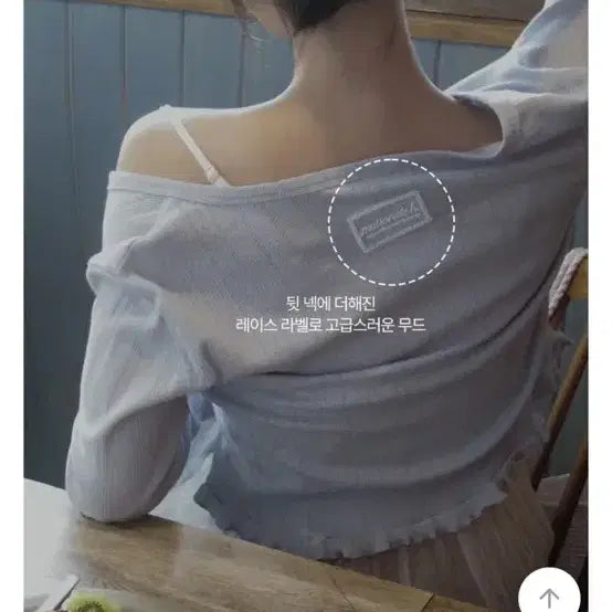 [BUNJANG] Hotping Punch Frill Knit Cardigan - Light Grey/Beige / 핫핑 펀치 프릴 니트가디건 라이트그레이