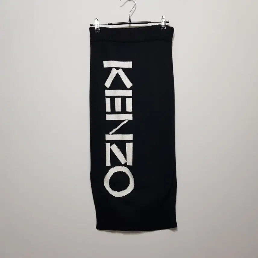 [BUNJANG] Kenzo Monotone Logo Knit Tube Long Skirt / 겐조/정품/모노톤로고니트튜브롱스커트/S(26~27)/파라오쇼핑