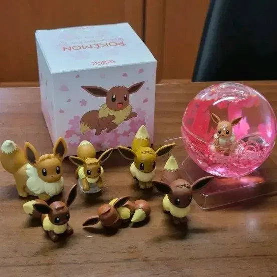 [BUNJANG] Pokemon Moncolle Eevee Figure Set / 포켓몬 피규어 몬코레 가챠 이브이 세트 + 서비스