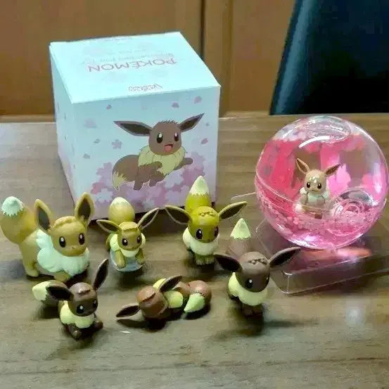 [BUNJANG] Pokemon Moncolle Eevee Figure Set / 포켓몬 피규어 몬코레 가챠 이브이 세트 + 서비스