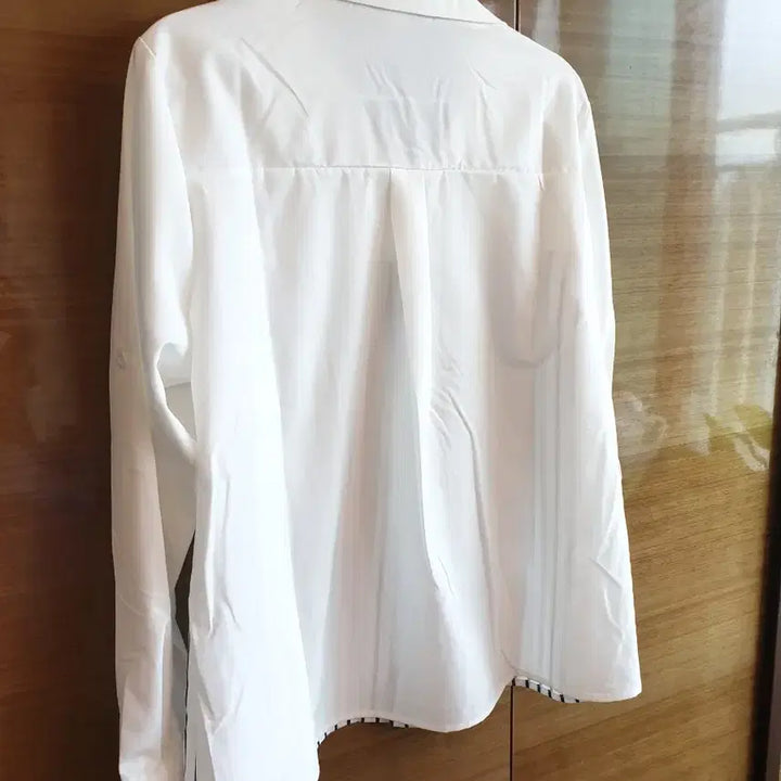 [BUNJANG] White Stripe Blouse / (새상품)화이트 스트라이프 셔츠