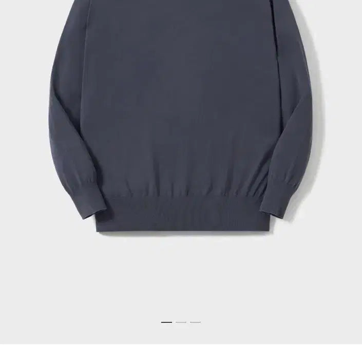 [SOLD OUT] 새상품) 포터리 컴포트 크루넥 니트 차콜그레이 1사이즈
