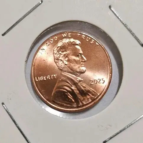 [BUNJANG] Lincoln 1 Cent Coin 2025 Philadelphia / 미국 2025년 미사용 링컨1센트 필라델피아 동전(외국주화)04