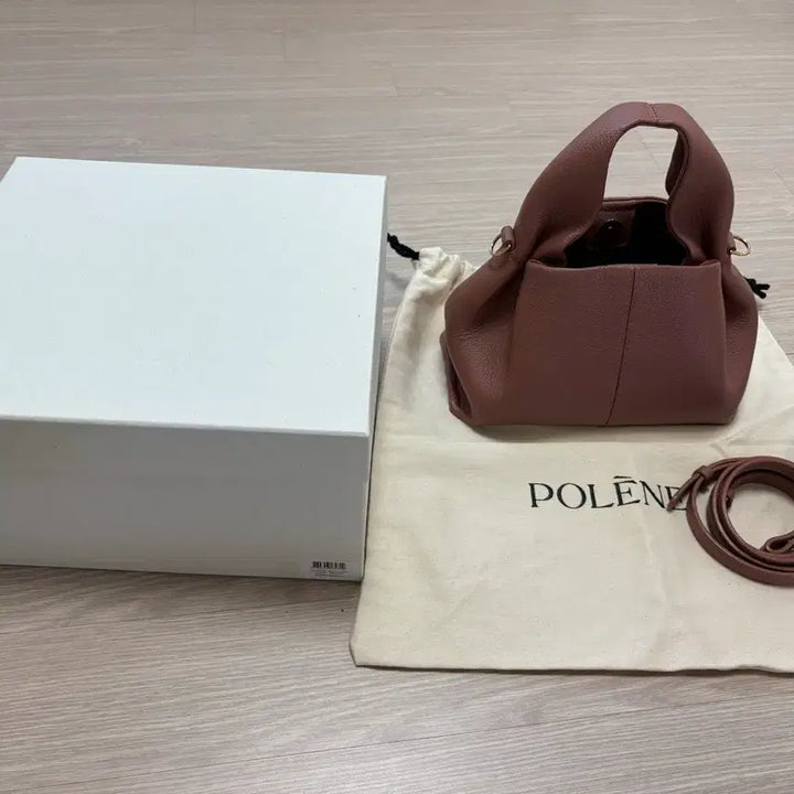 [BUNJANG] Polene Numero Neuf Mini Blush Leather Handbag / 정품) 폴렌느 누메로 네프 미니 / 풀구성 / 상태좋음