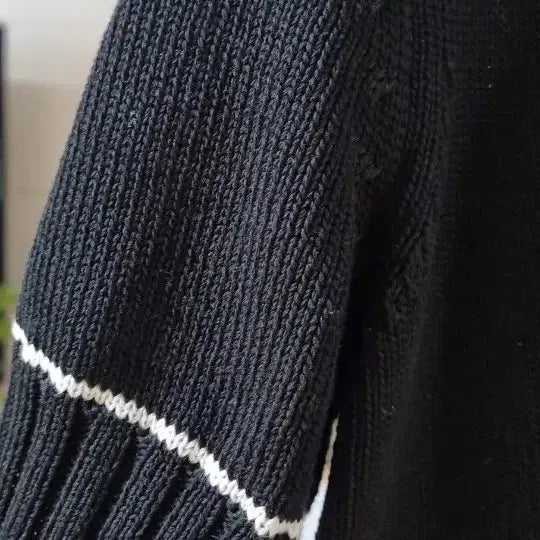 [BUNJANG] J.RIUM SEOUL Black Short Sleeve Knit Top / J.RIUM 서울 블랙 반팔 니트 S.55