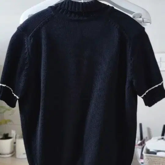 [BUNJANG] J.RIUM SEOUL Black Short Sleeve Knit Top / J.RIUM 서울 블랙 반팔 니트 S.55