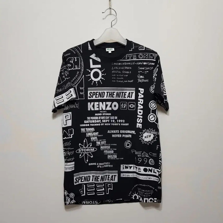 [BUNJANG] Kenzo Printing Logo T-Shirt / 겐조/정품/프린팅라운드반팔티/S(90)/파라오쇼핑