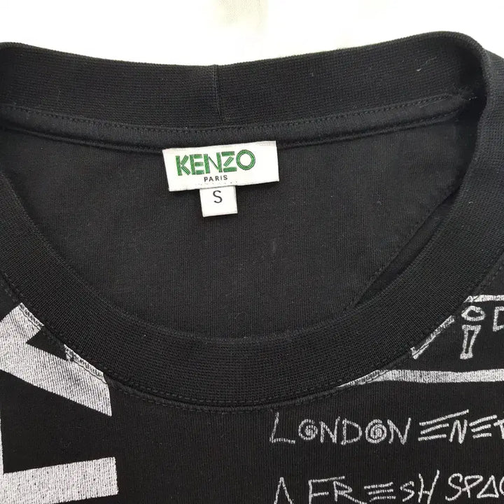 [BUNJANG] Kenzo Printing Logo T-Shirt / 겐조/정품/프린팅라운드반팔티/S(90)/파라오쇼핑