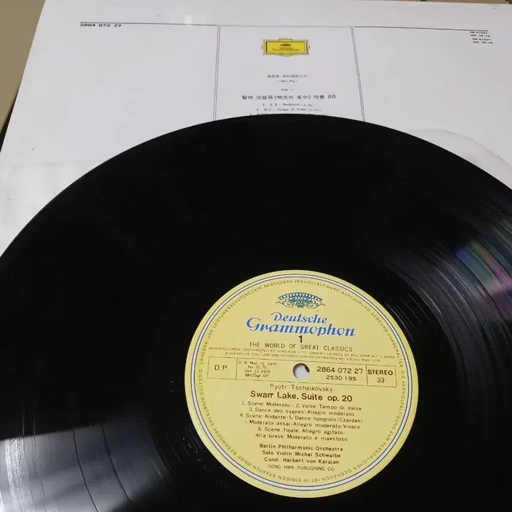 [BUNJANG] Tchaikovsky Swan Lake and Nutcracker Suite LP Album / 차이코프스키의 백조의 호수, 호두까기 인형 발레 모음곡 LP 음반이에요