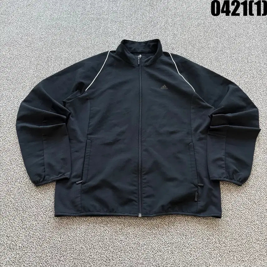 [BUNJANG] Adidas Black Line Jacket (Size 100) / 아디다스 블랙 라인 자켓 100