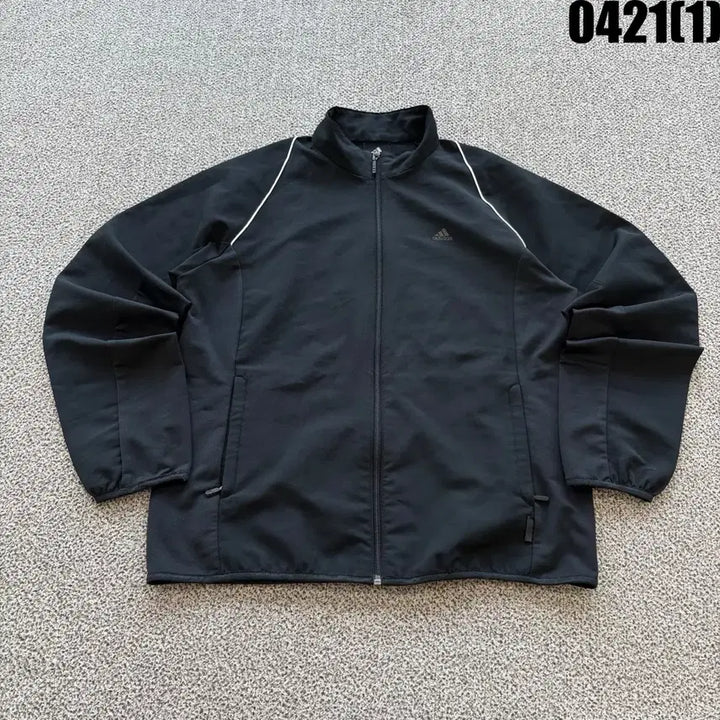 [BUNJANG] Adidas Black Line Jacket (Size 100) / 아디다스 블랙 라인 자켓 100