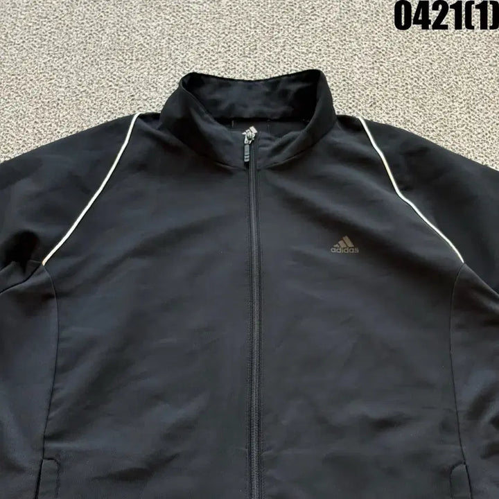 [BUNJANG] Adidas Black Line Jacket (Size 100) / 아디다스 블랙 라인 자켓 100