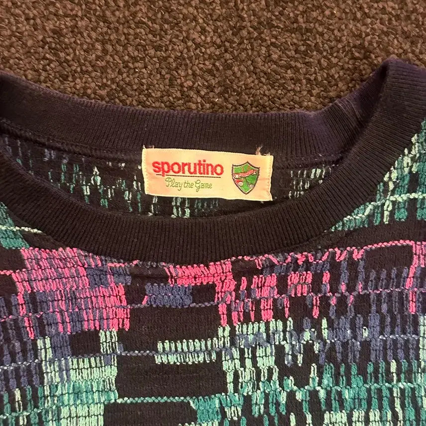 [BUNJANG] Japanese Vintage Sporutino Spring Sweater / 일본 빈티지 Sporutino 스프링 스웨터 팝니다