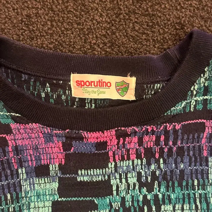 [BUNJANG] Japanese Vintage Sporutino Spring Sweater / 일본 빈티지 Sporutino 스프링 스웨터 팝니다