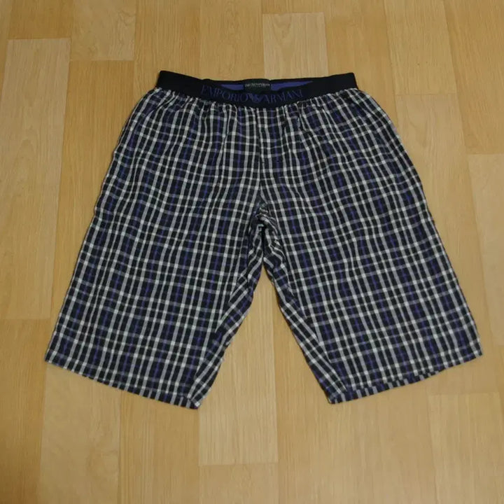 [BUNJANG] Emporio Armani Check Pajama Shorts / 엠포리오아르마니 반바지 파자마 30-32