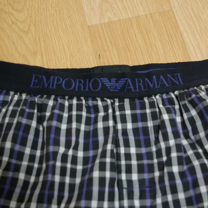 [BUNJANG] Emporio Armani Check Pajama Shorts / 엠포리오아르마니 반바지 파자마 30-32