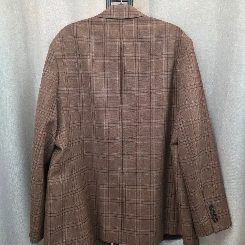 [BUNJANG] Zara Brown Check Double Jacket / 자라 브라운 체크 더블 자켓