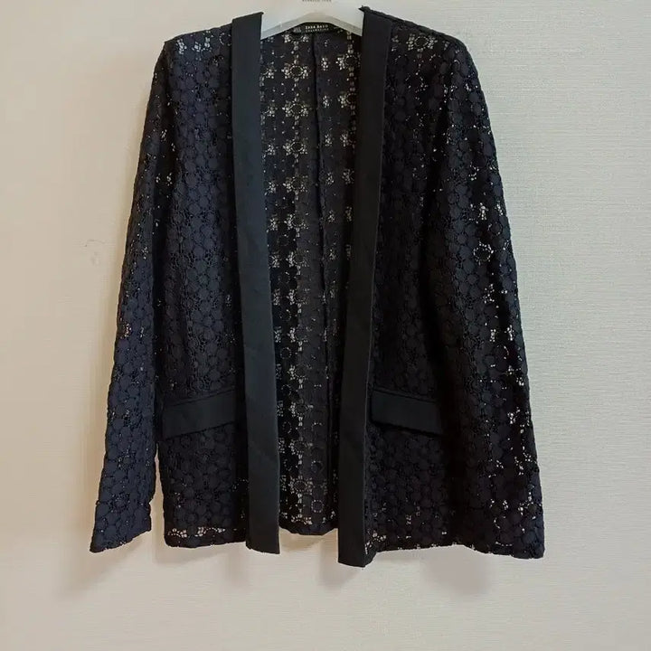 [BUNJANG] Zara Lace See-Through Jacket - Black - S / 미착용 자라 레이스 시스루 쟈켓S 판매합니다