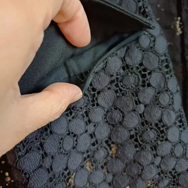 [BUNJANG] Zara Lace See-Through Jacket - Black - S / 미착용 자라 레이스 시스루 쟈켓S 판매합니다
