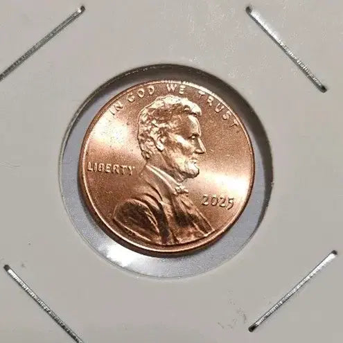 [BUNJANG] Lincoln 1 Cent Coin 2025 Philadelphia / 미국 2025년 미사용 링컨1센트 필라델피아 동전(외국주화)09