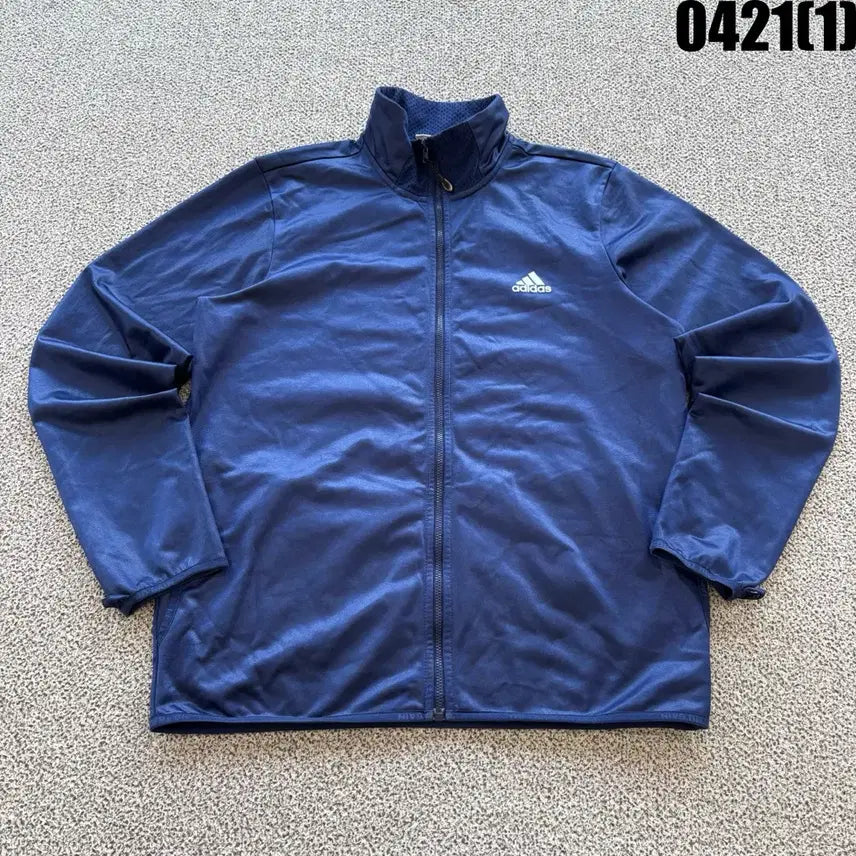 [BUNJANG] Adidas Navy Training Jacket (Size 95) / 아디다스 네이비 트레이닝 자켓 95