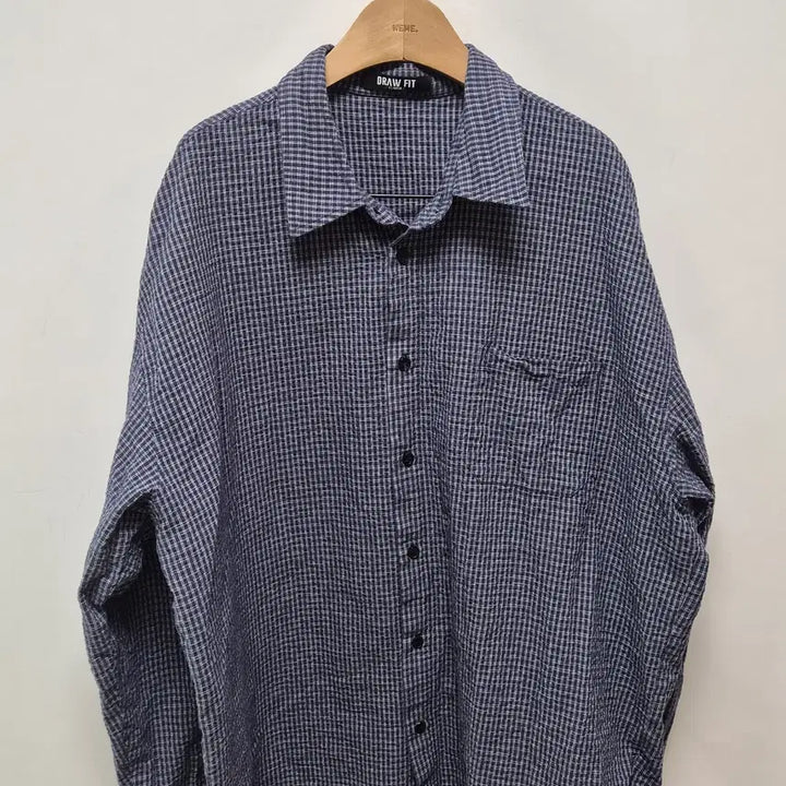 [BUNJANG] Draw Fit Checkered Shirt XL / (200) 드로우 핏 체크 셔츠