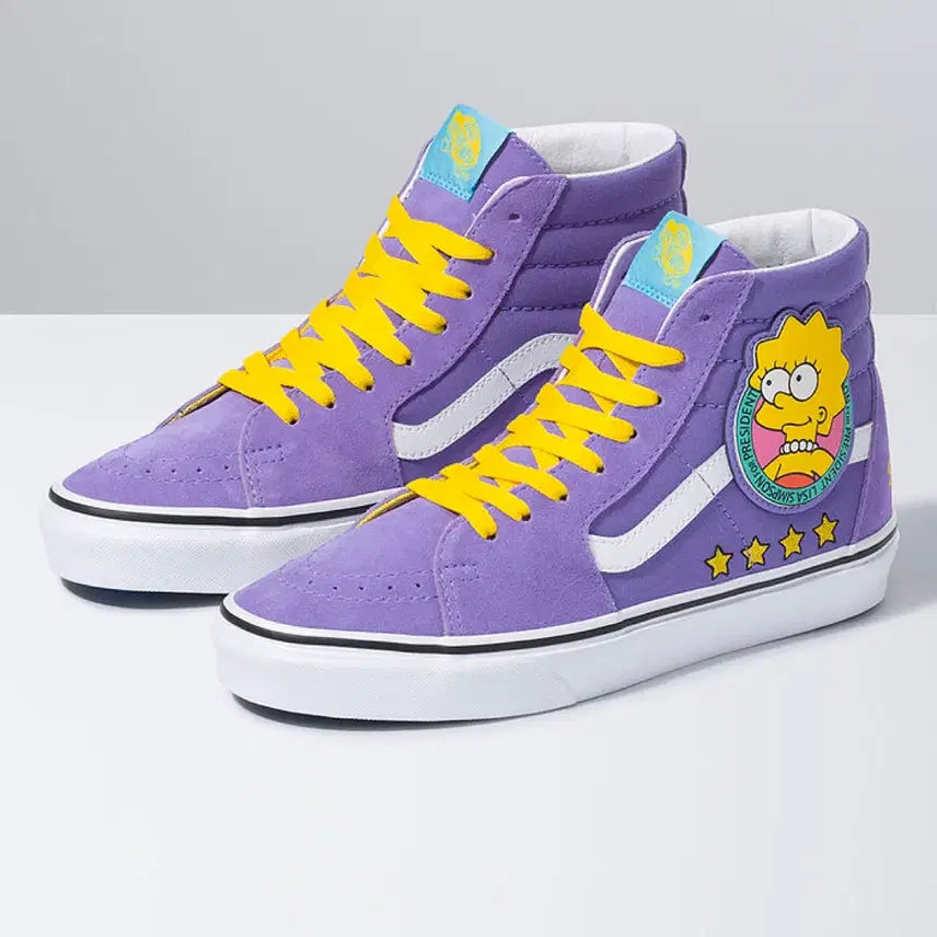[BUNJANG] Vans Simpsons Collaboration Lisa Sk8-Hi Purple / 반스 심슨 콜라보  리사심슨
