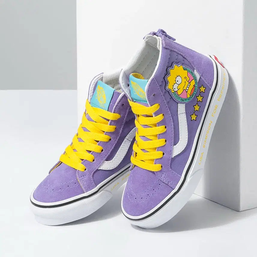 [BUNJANG] Vans Simpsons Collaboration Lisa Sk8-Hi Purple / 반스 심슨 콜라보  리사심슨