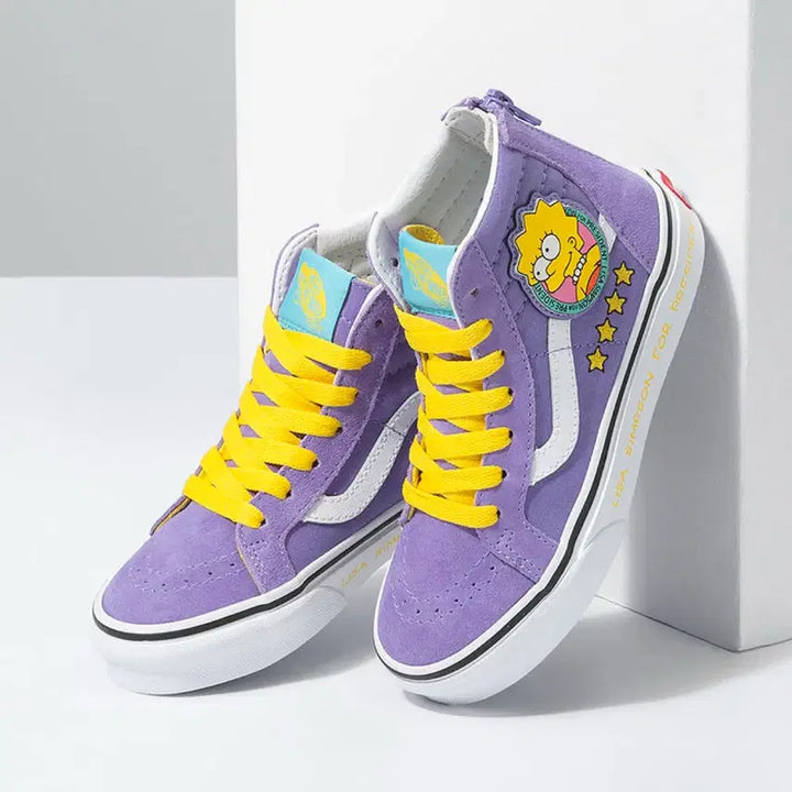 [BUNJANG] Vans Simpsons Collaboration Lisa Sk8-Hi Purple / 반스 심슨 콜라보  리사심슨