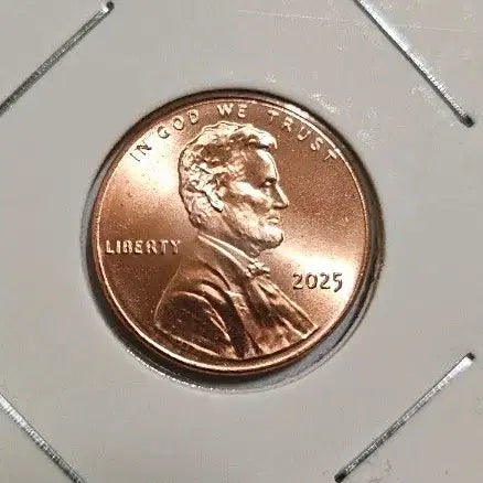 [BUNJANG] Lincoln 1 Cent Coin 2025 Uncirculated Philadelphia / 미국 2025년 미사용 링컨1센트 필라델피아 동전(외국주화)10