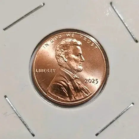 [BUNJANG] Lincoln 1 Cent Coin 2025 Philadelphia (Foreign Coin) / 미국 2025년 미사용 링컨1센트 필라델피아 동전(외국주화)11