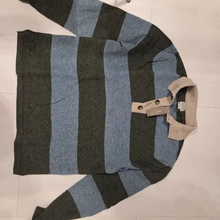 [BUNJANG] 제이크루 스트라이프 울 럭비셔츠 M / 제이크루 스트라이프 울 럭비셔츠 M