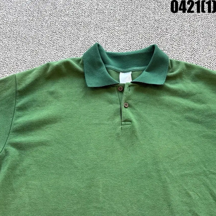 [BUNJANG] Vintage Polo Green Short Sleeve T-Shirt / 빈티지 그린 폴로 반팔 티셔츠 M