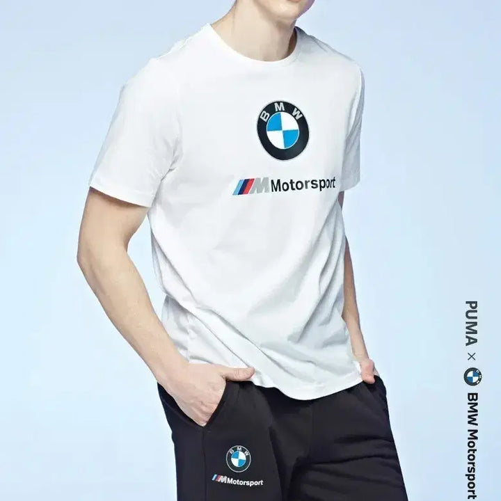 [BUNJANG] Puma BMW White T-Shirt / 푸마 BMW 반팔 105 남성 티셔츠 새제품 정품
