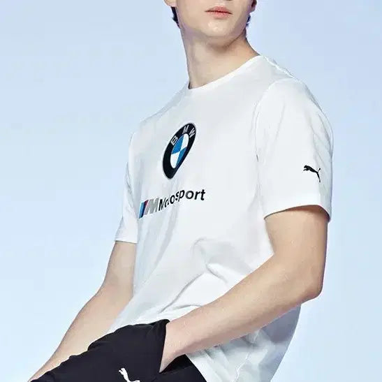 [BUNJANG] Puma BMW White T-Shirt / 푸마 BMW 반팔 105 남성 티셔츠 새제품 정품