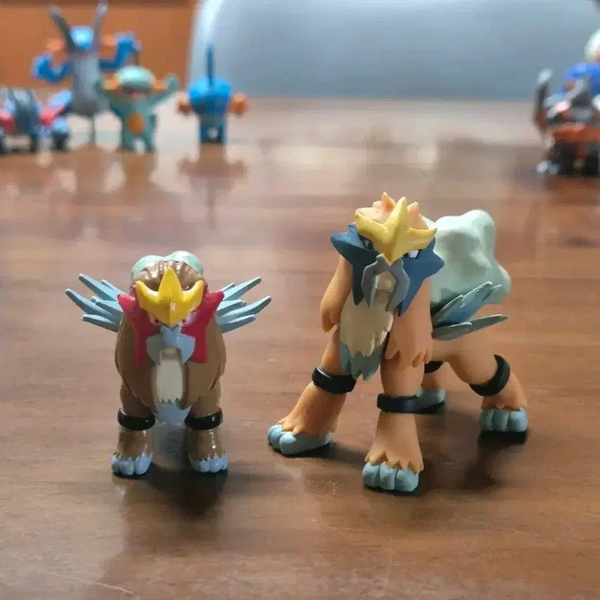 [BUNJANG] Pokemon Moncolle Stereoscopic Encyclopedia Entei Set / 급처) 포켓몬 피규어 몬코레 입체도감 앤테이 세트