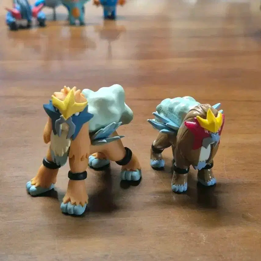 [BUNJANG] Pokemon Moncolle Stereoscopic Encyclopedia Entei Set / 급처) 포켓몬 피규어 몬코레 입체도감 앤테이 세트